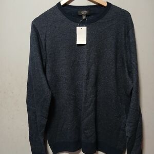 Nordstrom NWT men's black Pullover sweater.  Size XL